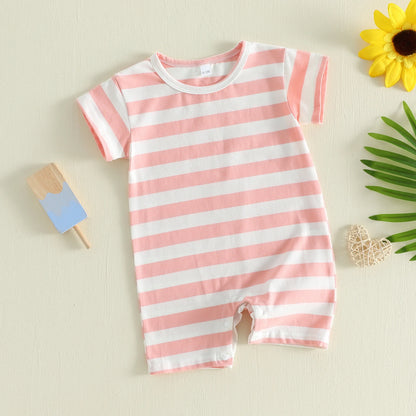 Baby Striped Print Bodysuit