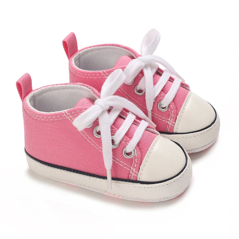 Baby / Newborn Classic Sports First Walkers Canvas Anti-slip Baby Shoes