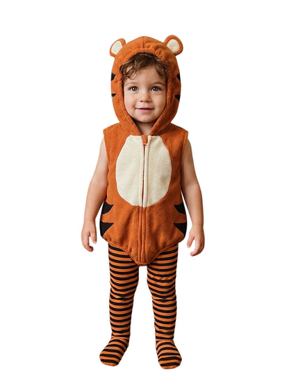 Halloween Baby Tiger Costume with Stockings