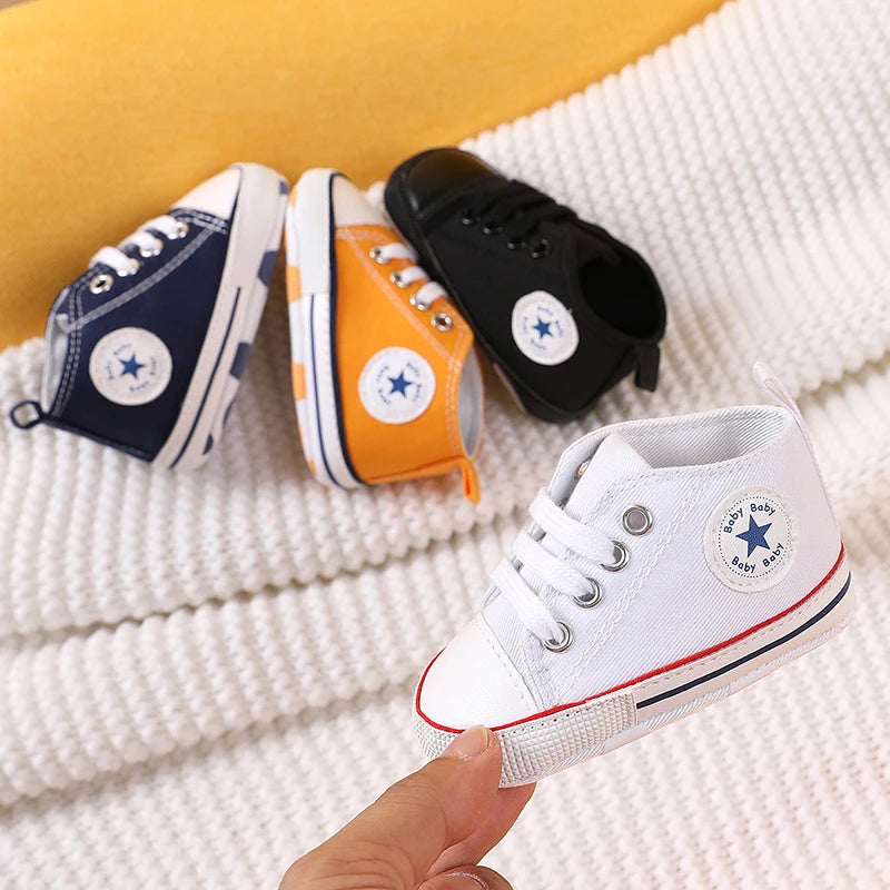 Baby / Newborn Classic Sports First Walkers Canvas Anti-slip Baby Shoes