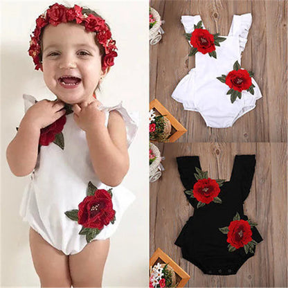 Baby Girl Mi Florecita Summer Romper
