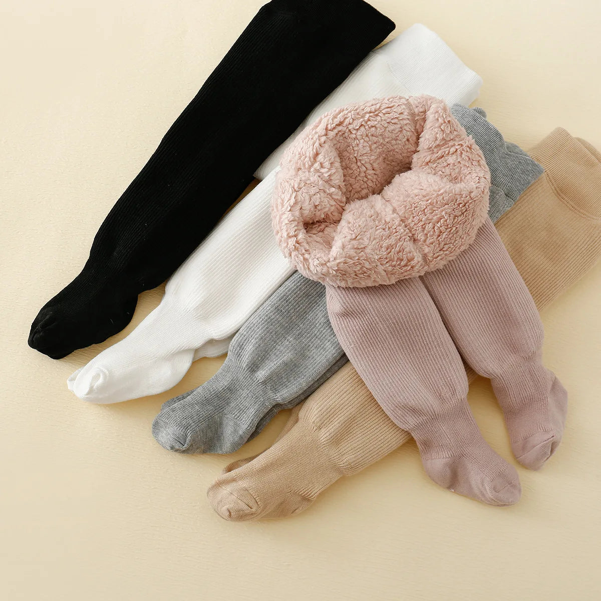 Baby Girls Polar Fleece Lining Leggings / Tights