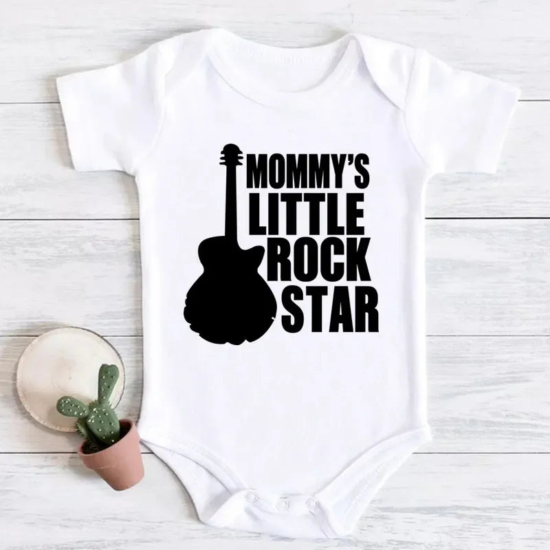 Mommy's Little Rock Star Baby Onesie