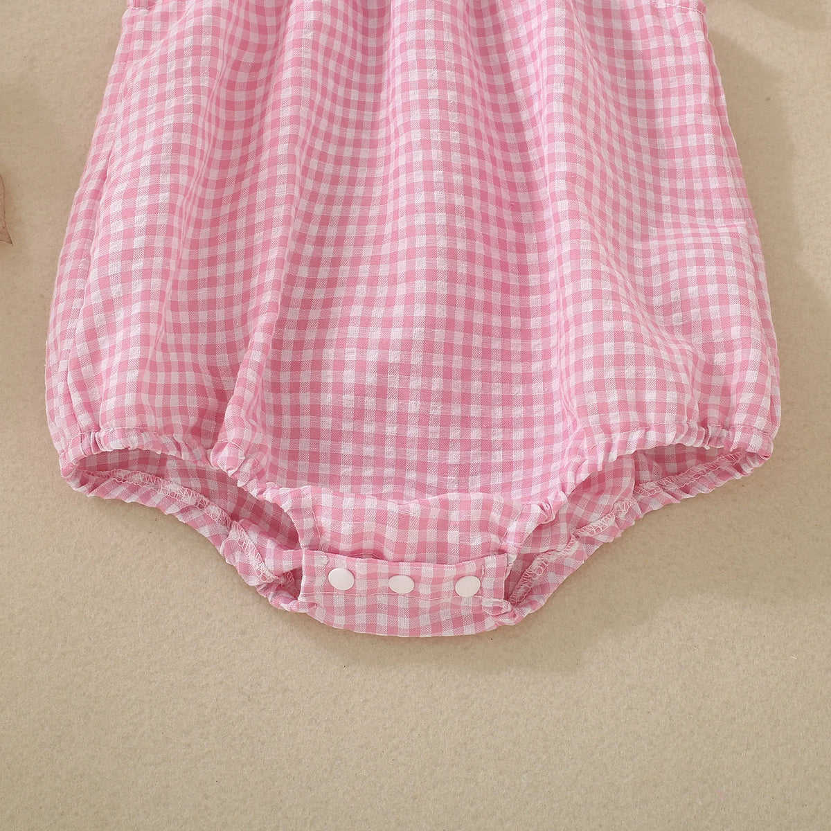 Baby Girl Plaid Romper