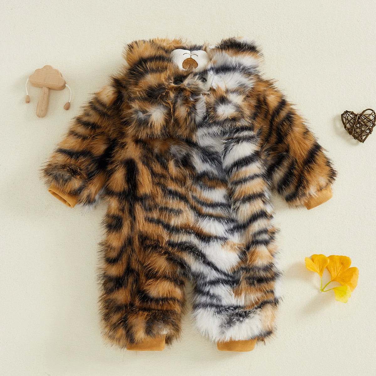 Halloween Baby Tiger Zip Up Costume
