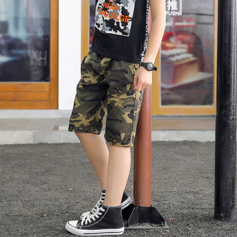 Youth Boys Camouflage Shorts