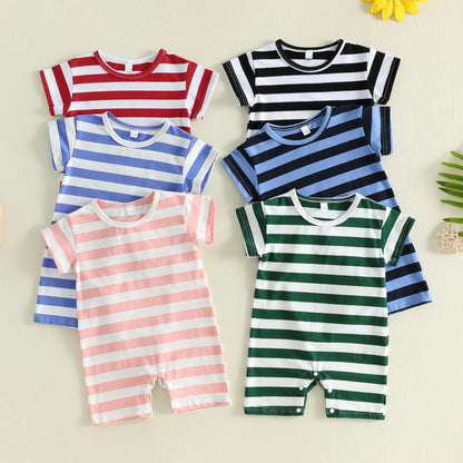 Baby Striped Print Bodysuit