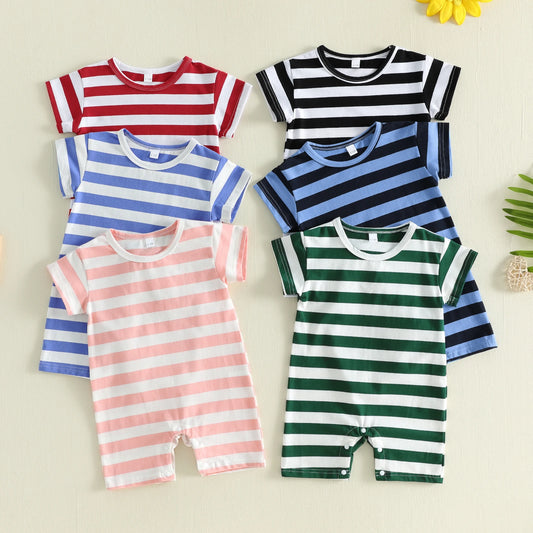 Baby Striped Print Bodysuit