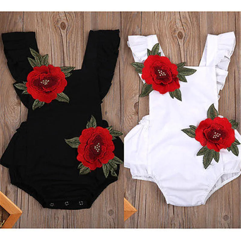 Baby Girl Mi Florecita Summer Romper