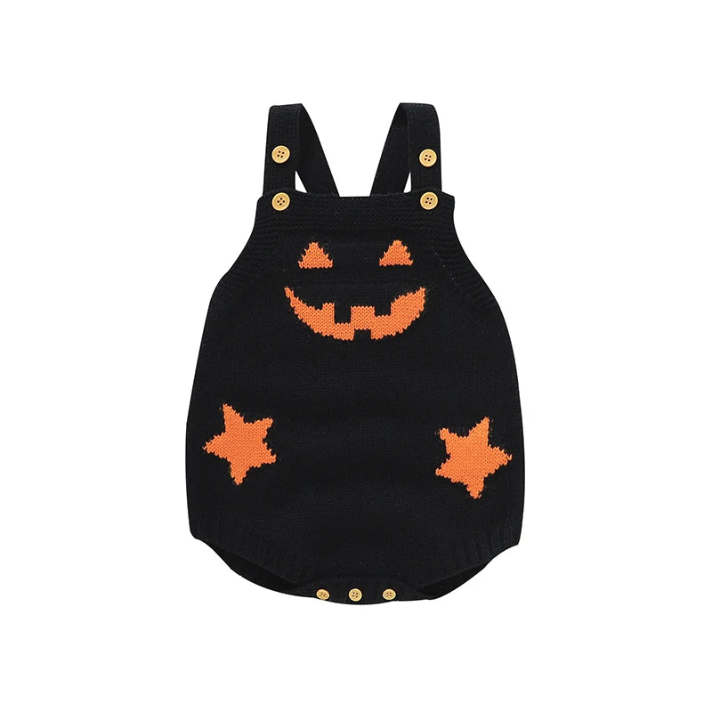 Halloween Baby Knitted Pumpkin Onesie