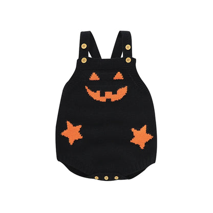 Halloween Baby Knitted Pumpkin Onesie
