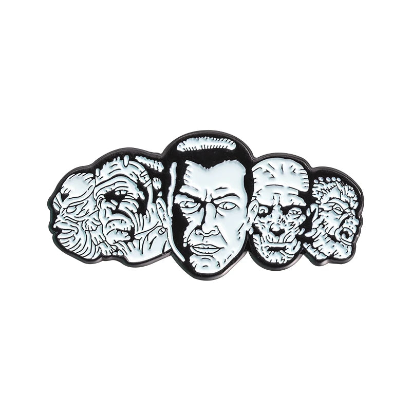 "Sci-fi Horror / Monster Movies" Enamel Pins