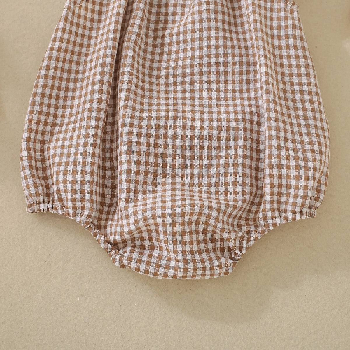 Baby Girl Plaid Romper