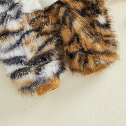 Halloween Baby Tiger Zip Up Costume