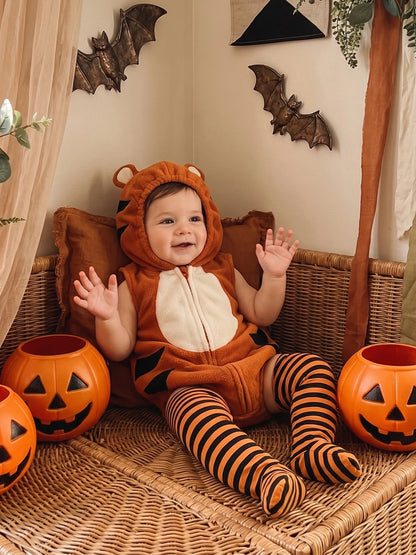 Halloween Baby Tiger Costume with Stockings