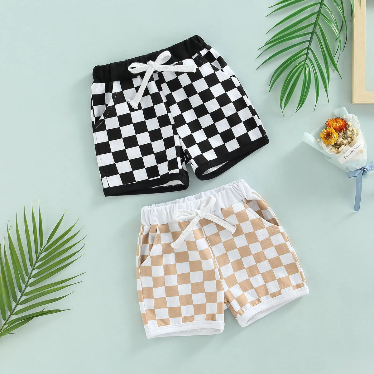 Baby / Toddler Checkered Print Shorts