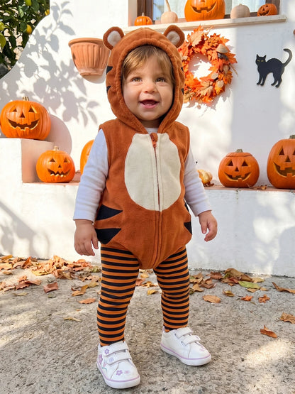 Halloween Baby Tiger Costume with Stockings