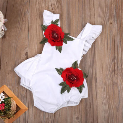 Baby Girl Mi Florecita Summer Romper
