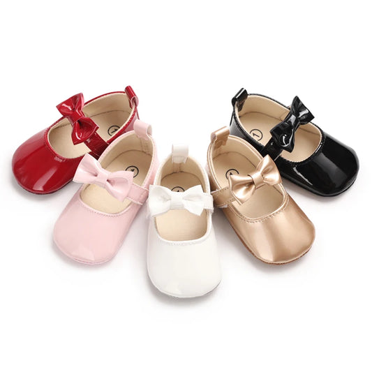 Baby / Newborn Girl Bow Flats