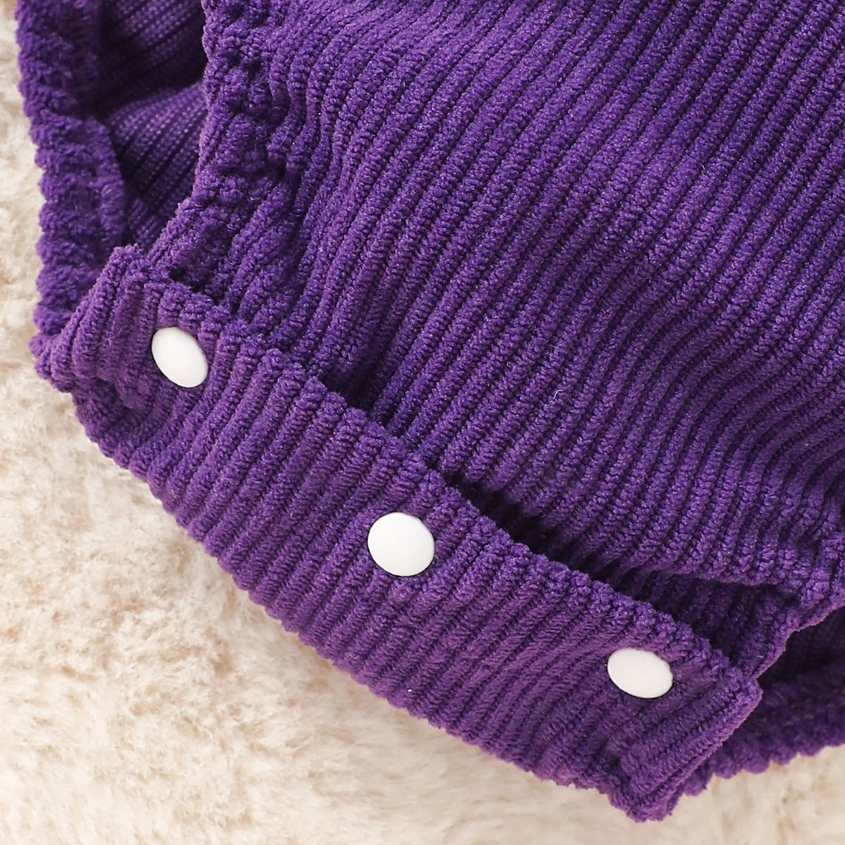 Baby Girl Halloween Corduroy Jumpsuit with matching  Headband