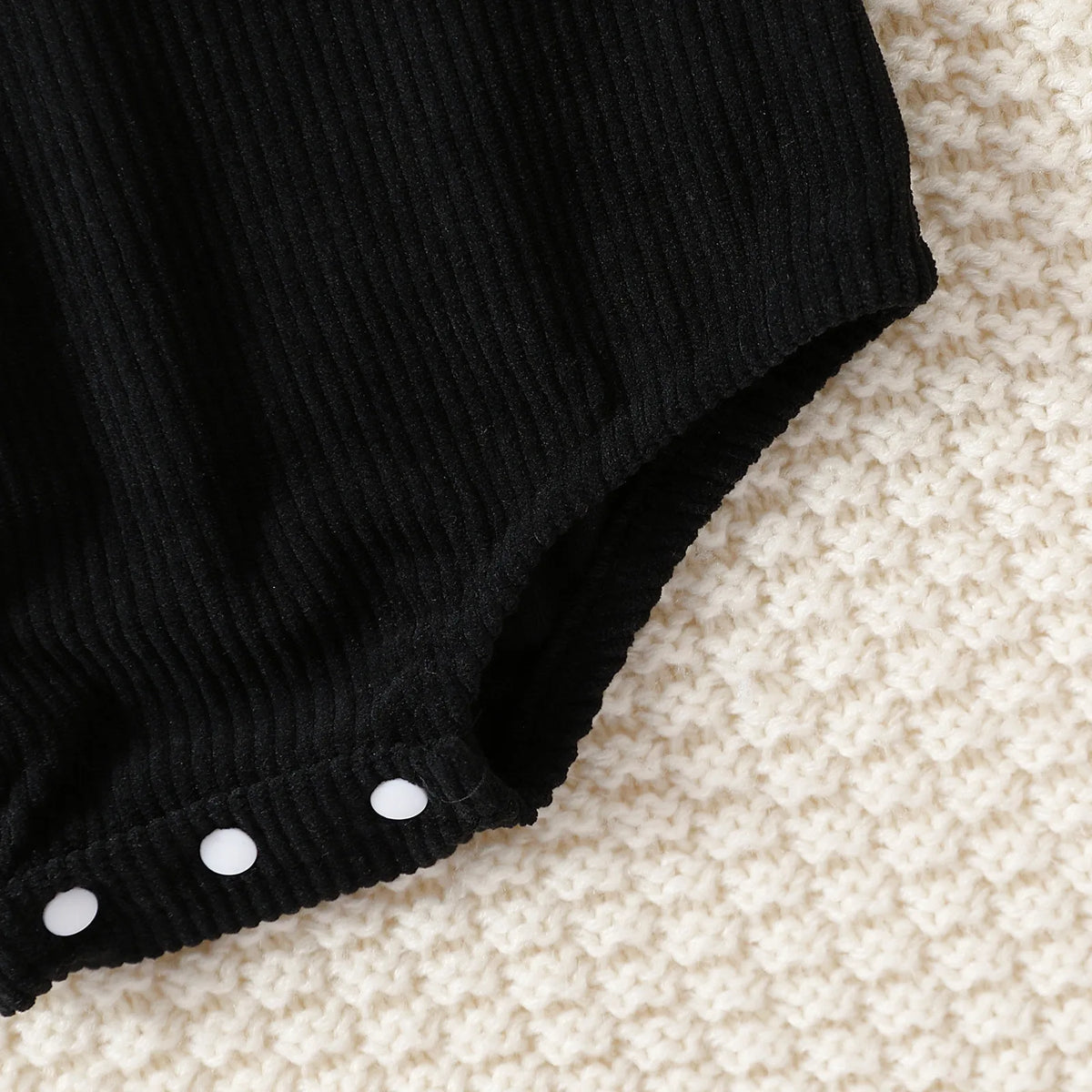 Halloween Baby Corduroy Embroidered Ghost Romper