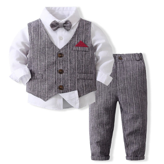 Toddler Little Gentleman Formal 4 PC Suit