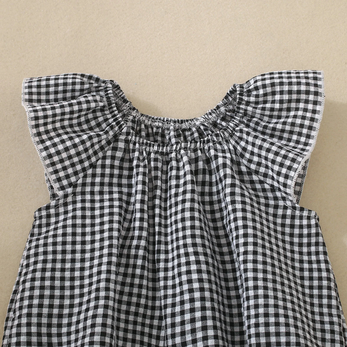 Baby Girl Plaid Romper