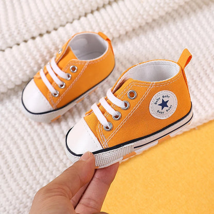 Baby / Newborn Classic Sports First Walkers Canvas Anti-slip Baby Shoes