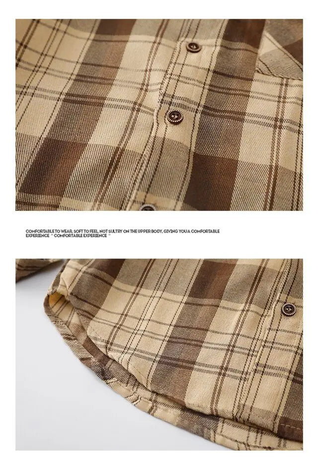 Toddler / Youth Long Sleeved Flannel Button Up Shirt