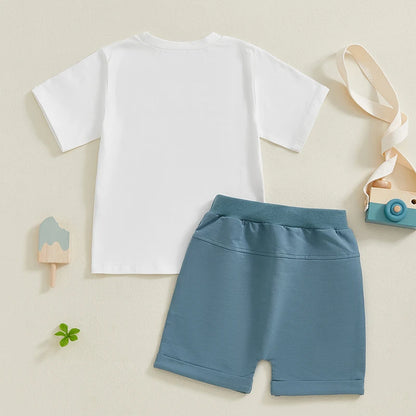 Boy Toddler "Admit It" 2 PC Shorts Set
