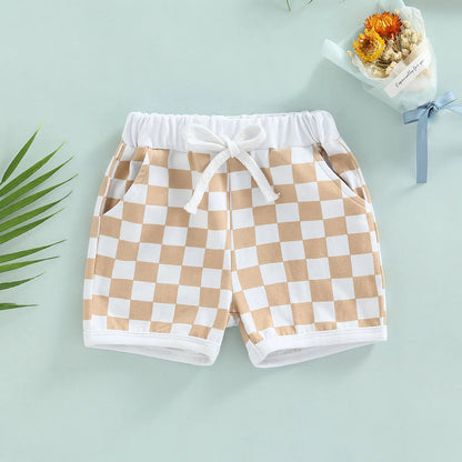 Baby / Toddler Checkered Print Shorts