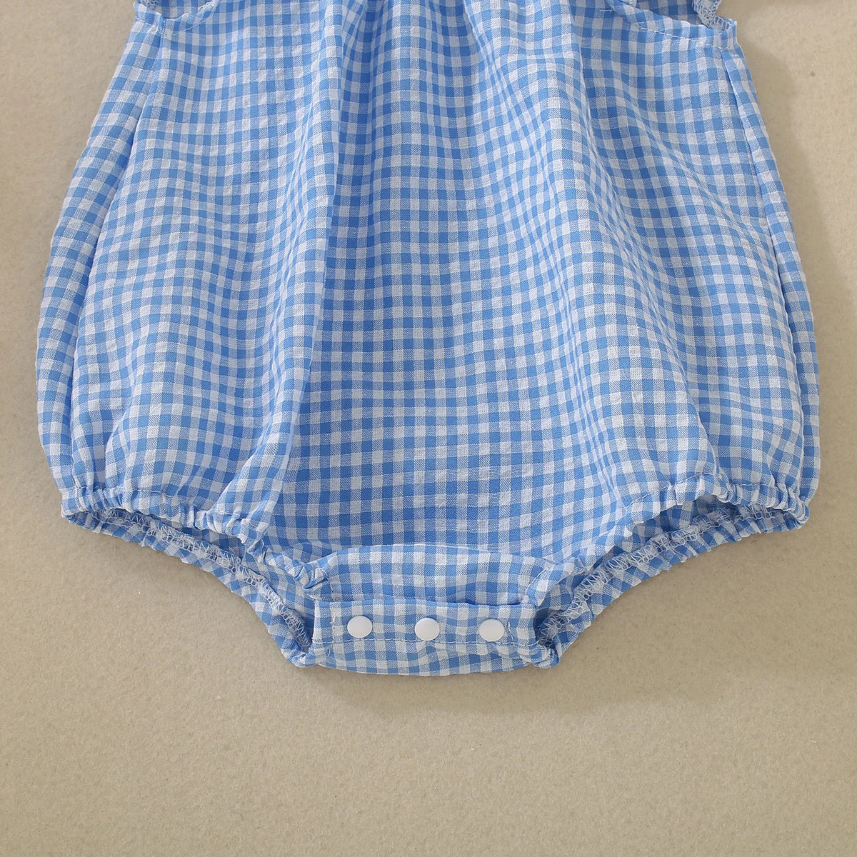 Baby Girl Plaid Romper
