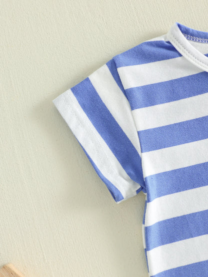 Baby Striped Print Bodysuit