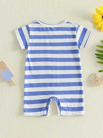 Baby Striped Print Bodysuit