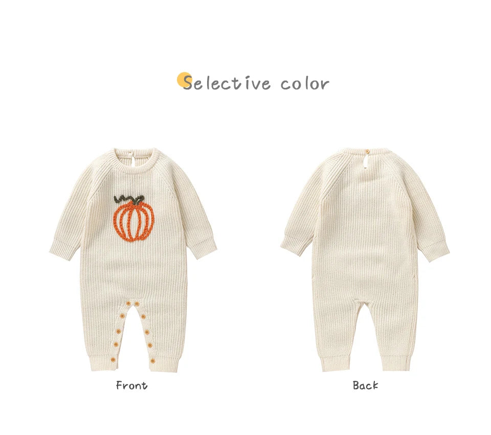 Halloween IGirls Rompers Jumpsuits Winter Long Sleeve Knit Newborn Outwear Playsuits Costume Children Clothes