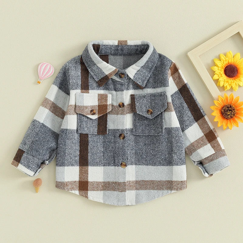 Toddler Flannel Button Down Shirt