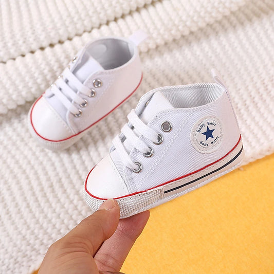 Baby / Newborn Classic Sports First Walkers Canvas Anti-slip Baby Shoes