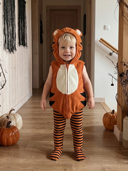 Halloween Baby Tiger Costume with Stockings