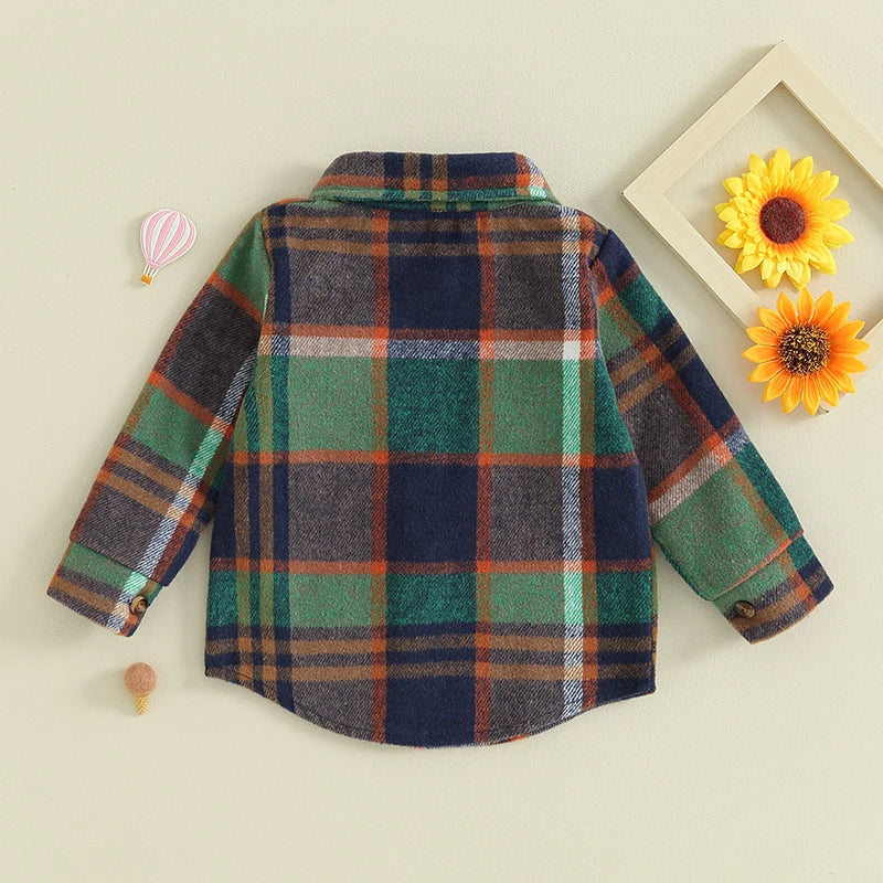 Toddler Flannel Button Down Shirt