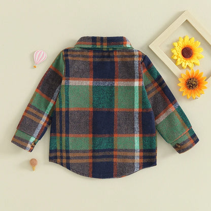 Toddler Flannel Button Down Shirt
