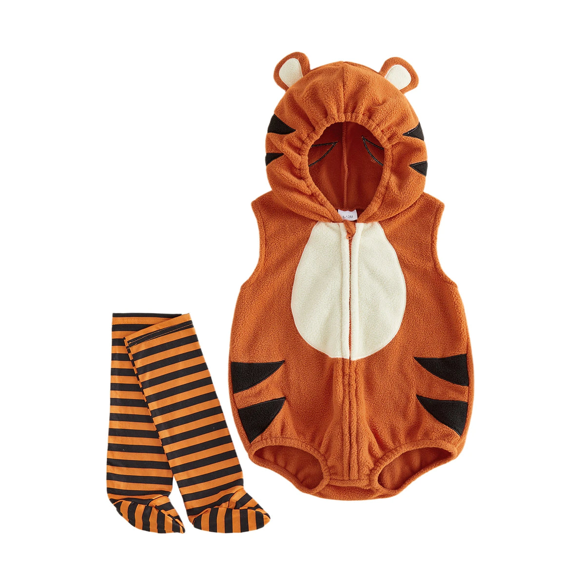 Halloween Baby Tiger Costume with Stockings