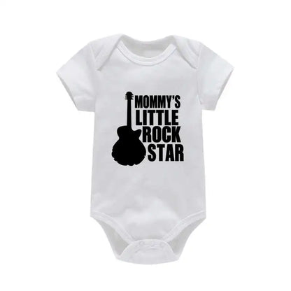 Mommy's Little Rock Star Baby Onesie