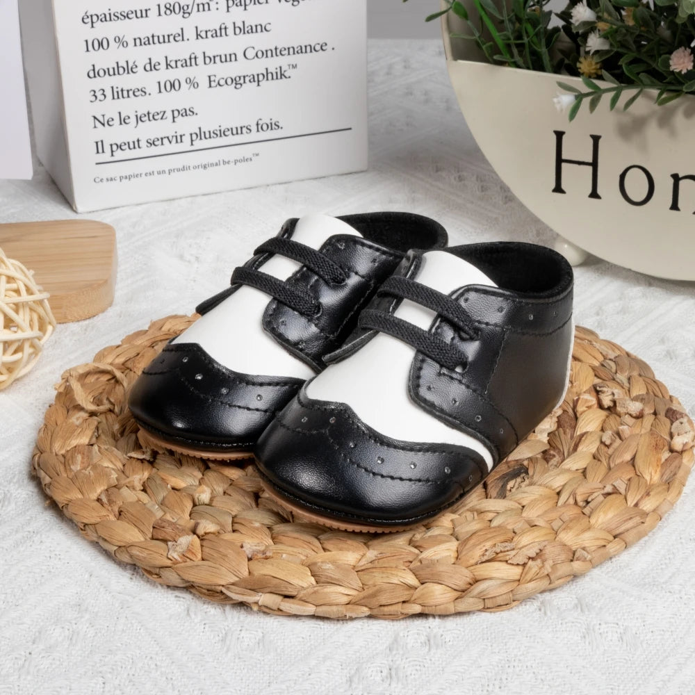 Baby / Newborn Boy  Lace-Up Spectator First Walkers Shoes