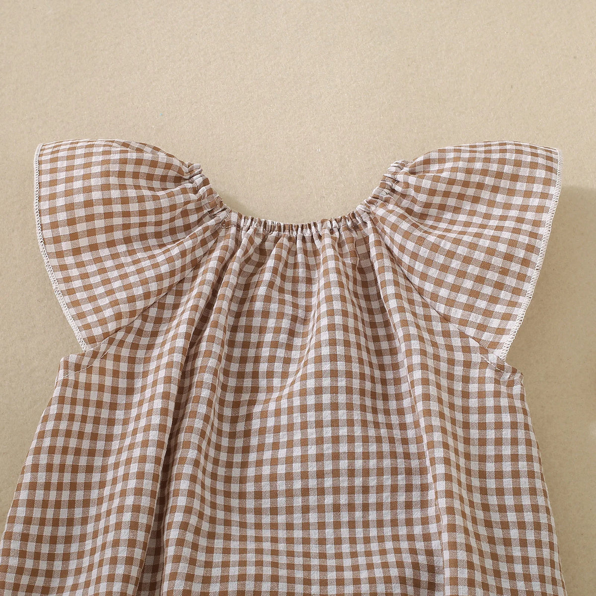 Baby Girl Plaid Romper