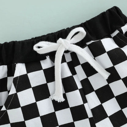 Baby / Toddler Checkered Print Shorts