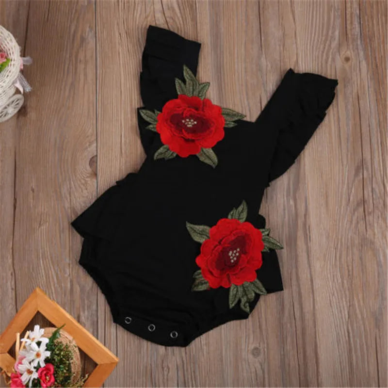 Baby Girl Mi Florecita Summer Romper