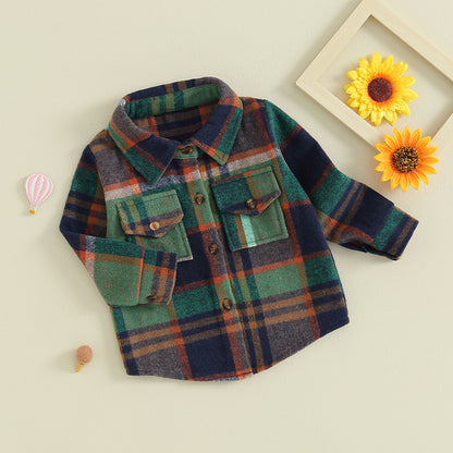 Toddler Flannel Button Down Shirt