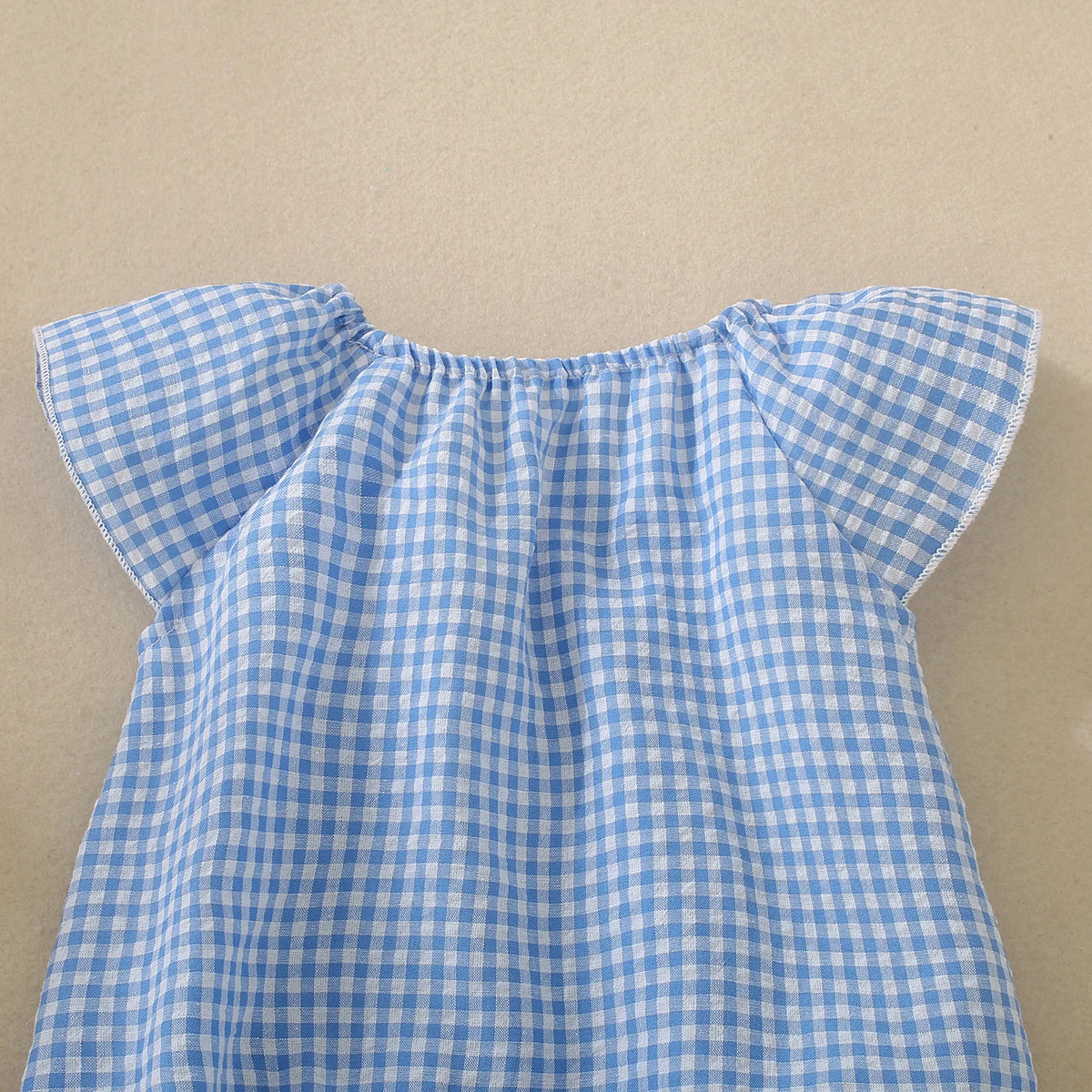 Baby Girl Plaid Romper