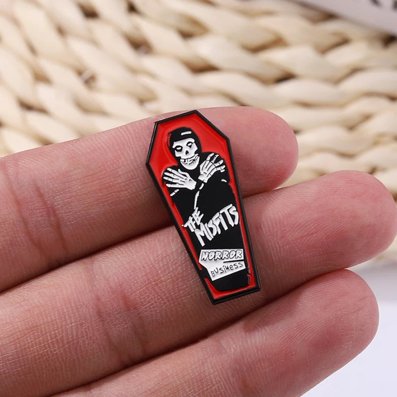 "The Misfits Coffin" Enamel Pin