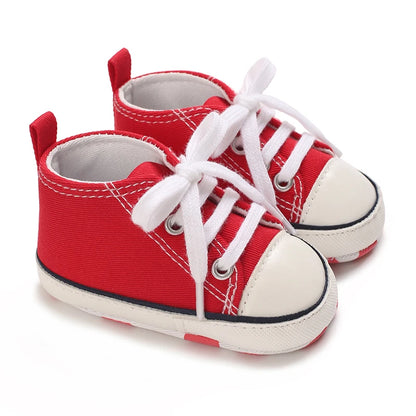 Baby / Newborn Classic Sports First Walkers Canvas Anti-slip Baby Shoes
